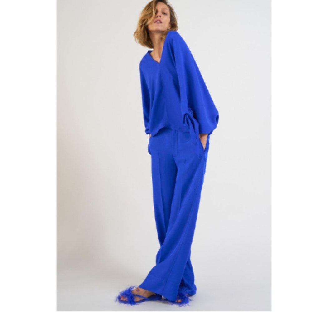 Zara- Flowy Palazzo Pants Size XL